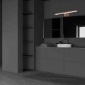 Kinkiet SHINE różowe złoto 60cm 13,8W LED IP44 966lm nad lustro obraz ML7041 Milagro