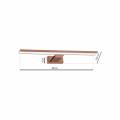 Kinkiet SHINE różowe złoto 60cm 13,8W LED IP44 966lm nad lustro obraz ML7041 Milagro