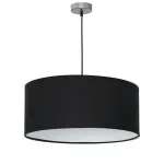 Lampa wisząca CASINO BLACK/CHROME 1xE27 | ML63800 Milagro