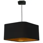 Lampa wisząca NAPOLI BLACK/GOLD 1xE27 | ML6368 Milagro