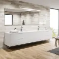Kinkiet galeryjka SHINE biały 80cm LED 15W do podświetlenia lustra w łazience ML6337 Milagro