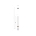 Lampa wisząca JOKER WHITE/WOOD 1xGU10 | MLP6301 Milagro