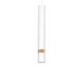 Lampa wisząca JOKER WHITE/WOOD 1xGU10 | MLP6301 Milagro