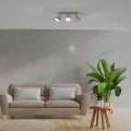 Lampa sufitowa DIXIE biała 3xGX53 ruchome reflektorki do sypialni MLP7596 Milagro