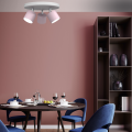 Lampa sufitowa DIXIE okrągła rozeta różowe reflektorki 3xGX53 MLP7612 Milagro