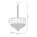 Żyrandol LUXURIA 9xE14 ML8895 Milagro