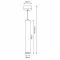 Lampa wisząca PORTER WHITE 1xGU10 ML8869 Milagro