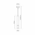 Lampa wisząca JOKER SATIN GOLD 1xGU10 MLP9667 Milagro