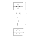 Lampa wisząca DIEGO 1xE14 MLP8568 Milagro