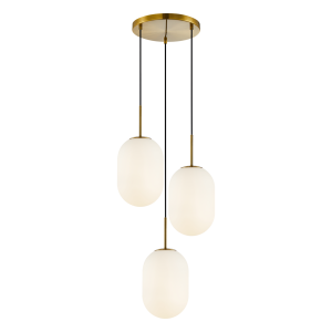 Lampa wisząca ALIAS GOLD 3xE14 koło ML0315 Milagro