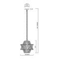 Żyrandol CROWN GOLD 4xE14 ML0399 Milagro