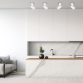 Reflektorek sufitowy ruchomy VOLF SPOT biały do salonu aluminium gwint GU10 ML0676 Milagro