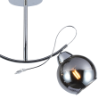 Lampa sufitowa z dymionymi szklanymi kloszami Connor 2xE27 do salonu MLP0873 Milagro