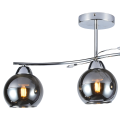 Elegancka lampa sufitowa Connor chromowane szkło do salonu 3xE27 MLP0874 Milagro