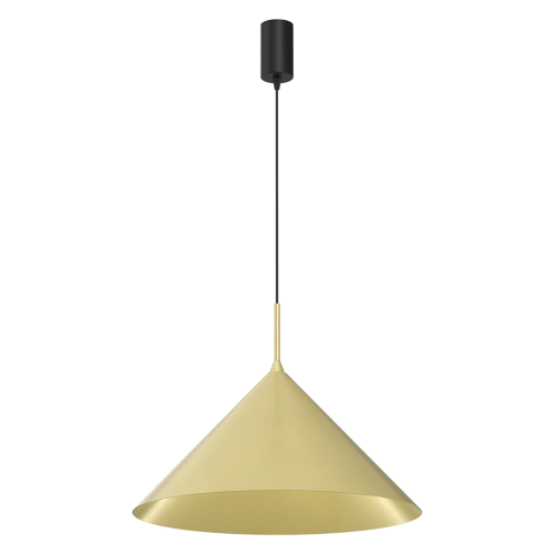 Wisząca lampa seria CAPITAL złoty klosz Ø46cm 1xGX53 do biura MLP0951 Milagro