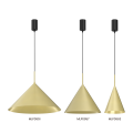 Wisząca lampa seria CAPITAL złoty klosz Ø46cm 1xGX53 do biura MLP0951 Milagro