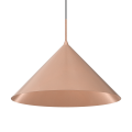 Lampa wisząca CAPITAL różowe złoto klosz stożek  Ø46cm 1xGX53 do salonu MLP0954 Milagro