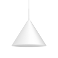 Stylowa lampa wisząca zwis CAPITAL biała do skandynawskich wnętrz  Ø32cm 1xGX53 MLP0959 Milagro