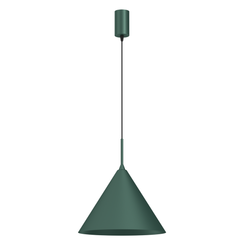 Lampa wisząca CAPITAL butelkowa zieleń Ø32cm GX53 do jadalni MLP0961 Milagro