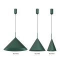 Lampa wisząca CAPITAL butelkowa zieleń Ø32cm GX53 do jadalni MLP0961 Milagro