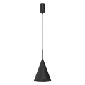 Lampa wisząca zwis czarny CAPITAL Ø17cm metalowy minimalistyczny klosz GX53 MLP0964 Milagro