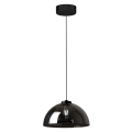 Lampa wisząca szklany kopułowy klosz GAMMA czarna gwint E27 nad stół MLP1063 Milagro