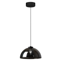Lampa wisząca szklany kopułowy klosz GAMMA czarna gwint E27 nad stół MLP1063 Milagro