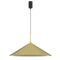Lampa wisząca CAPITAL złoty szeroki klosz nad stół 1XGX53 MLP0945 Milagro