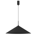 Lampa wisząca CAPITAL czarna z dużym metalowym kloszem 1XGX53 do salonu MLP0946 Milagro