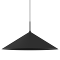 Lampa wisząca CAPITAL czarna z dużym metalowym kloszem 1XGX53 do salonu MLP0946 Milagro