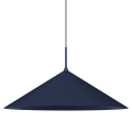 Minimalistyczna lampa wisząca CAPITAL niebieski z dużym kloszem 1XGX53 MLP0950 Milagro