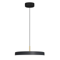 Nowoczesna lampa wisząca DISC 38W LED 4000K 38W czarno złota do salonu ML1065 Milagro