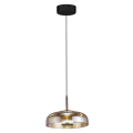 Lampa wisząca VETRO AMBER LED  6W 4000K szklany klosz kopuła Ø23 ML1045 Milagro