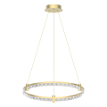 Dekoracyjna lampa wisząca ELEGANCE ring LED 36W złota 4000K Ø60cm ML0996 Milagro