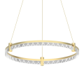Dekoracyjna lampa wisząca ELEGANCE ring LED 36W złota 4000K Ø60cm ML0996 Milagro