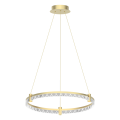 Dekoracyjna lampa wisząca ELEGANCE ring LED 36W złota 4000K Ø60cm ML0996 Milagro