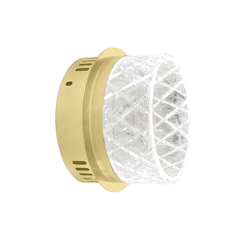 Kinkiet ELEGANCE 9W LED Złoty 4000K 9W LED IP20 do sypialni ML0994 Milagro