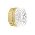Kinkiet ELEGANCE 9W LED Złoty 4000K 9W LED IP20 do sypialni ML0994 Milagro