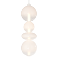 Lampa wisząca DAPHNE białe szklane klosze kule 36W barwa ciepła 3000K 36W LED IP20 ML0863 Milagro