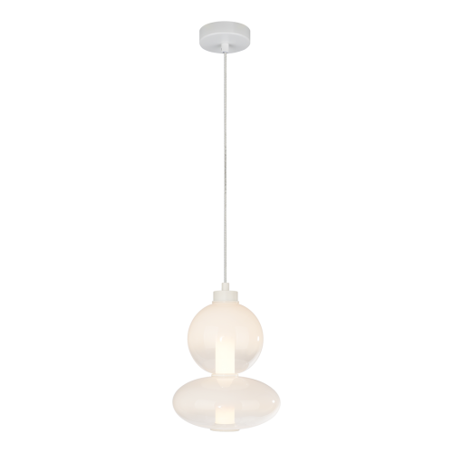 Lampa wisząca DAPHNE dekoracyjny szklany klosz LED 12W barwa ciepła 3000K ML0862 Milagro