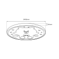 Plafoniera BEAR PINK 34W LED Ø490 mm RÓŻOWY Neutralna 4000K 34W LED IP20 ML0247