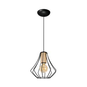 Lampa wisząca WILL BLACK 1XE27 | MLP4188 Milagro