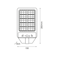 Latarnia Solarna Kers 50W 500lm 6500K EKO0545 Eko-Light