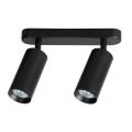 Lampa sufitowa RICKY z dwoma ruchomymi spotami czarna do holu 2xGU10 ML1144 Milagro
