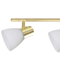 Lampa sufitowa JOTA ramię z trzema szklanymi reflektorkami 3xE14 do salonu ML1062 Milagro