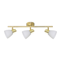 Lampa sufitowa JOTA ramię z trzema szklanymi reflektorkami 3xE14 do salonu ML1062 Milagro