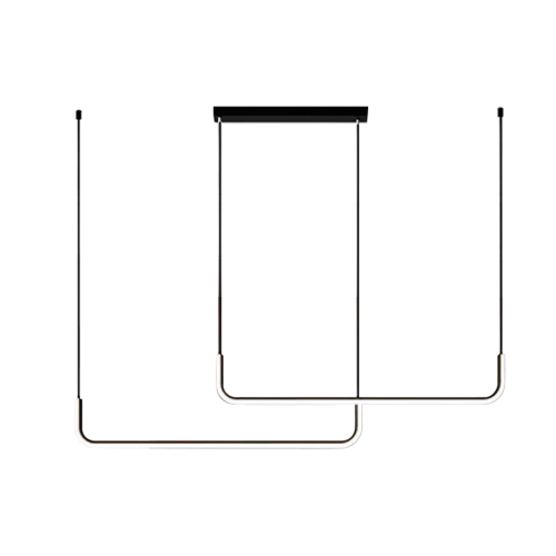 Nowatorska lampa wisząca HORIZON LED 22W 4000K 1400lm do jadalni ML1180 Milagro