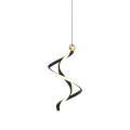 Lampa wisząca czarno złota COLIA serpentyny LED 19W nad stół ML1181 Milagro