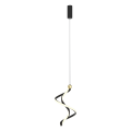 Lampa wisząca czarno złota COLIA serpentyny LED 19W nad stół ML1181 Milagro