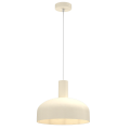 Lampa wisząca styl minimalistyczny VISBY kremowy metalowy klosz  1xE27 MLP1554 Milagro